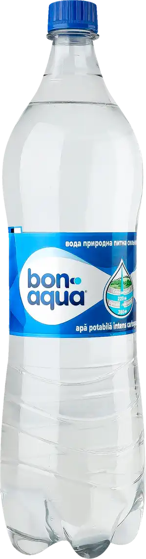Вода BonAqua сильногазована 1 л