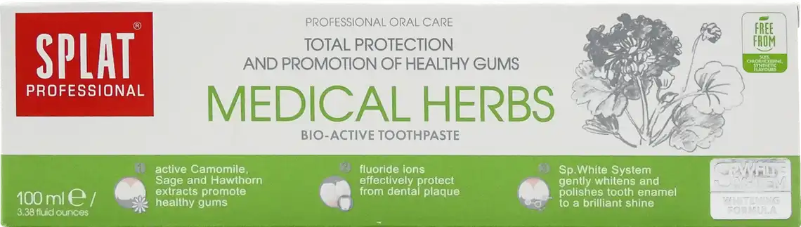 Зубна паста Splat Professional Medical Herbs 100 мл