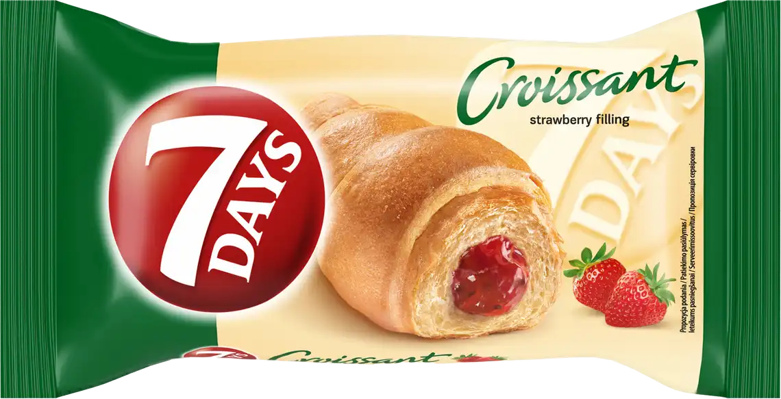 Круасан 7 Days з начинкою полуниця 60 г