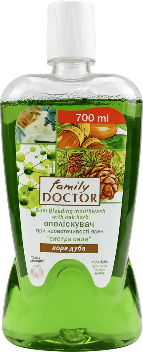 Ополіскувач для порожнини рота Family Doctor Кора дуба 700 мл