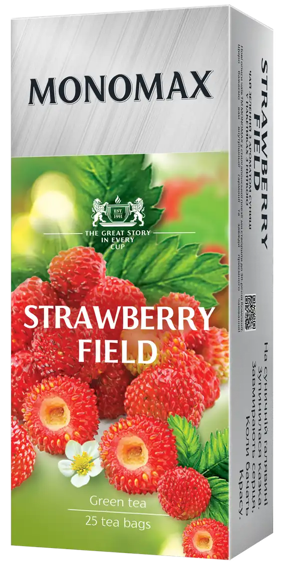 Чай Monomax Strawberry Field зелений 25х1.5 г