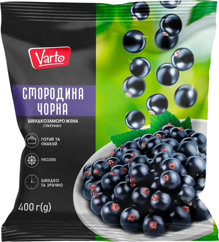 Смородина Varto свіжоморожена 400 г