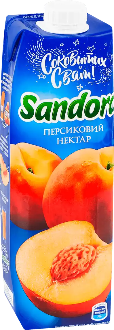Нектар Sandora персиковий 950 мл