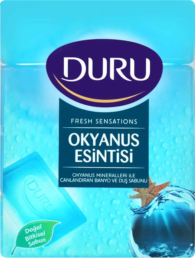 Мило DURU Fresh Sensations Океанський бриз туалетне 4 х 150 г