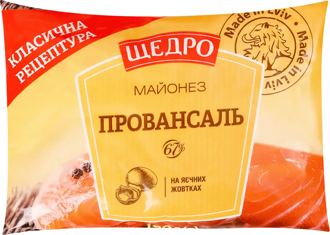 Майонез Щедро Провансаль 67% 190 г