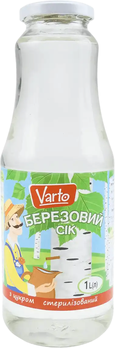 Сік Varto березовий з цукром 1 л