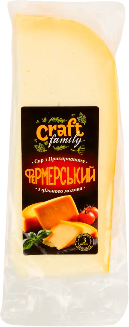 Сир Craft family Фермерський 31.3% ваговий