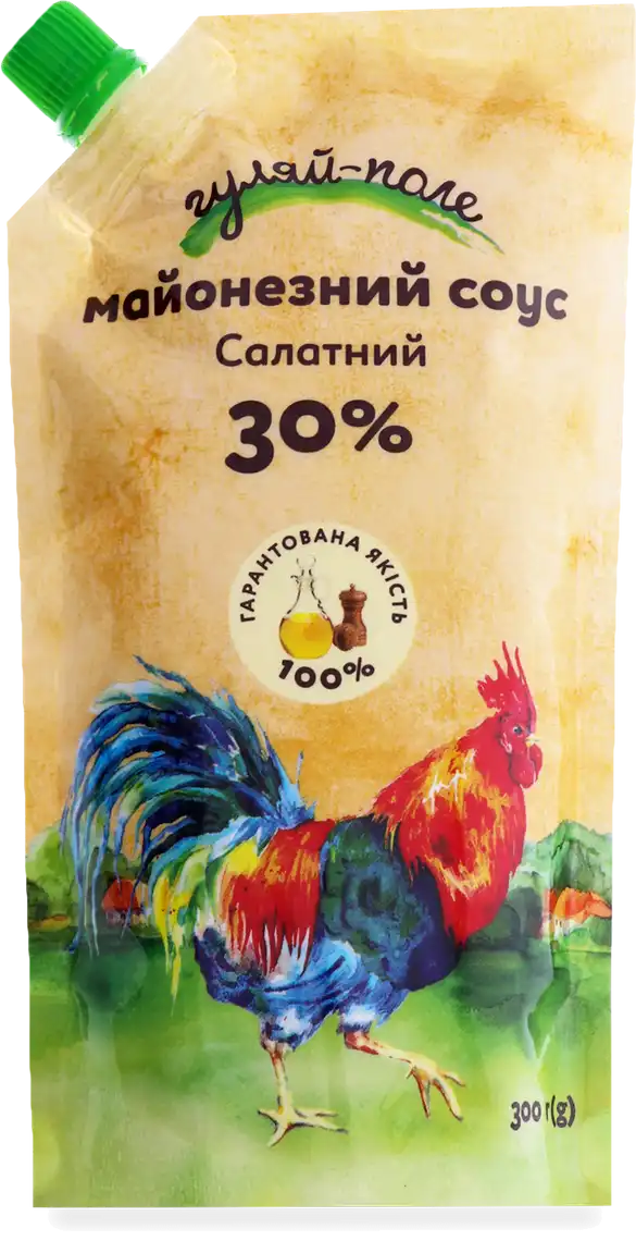 Майонезний соус Гуляй-поле Салатний 30% 300 г