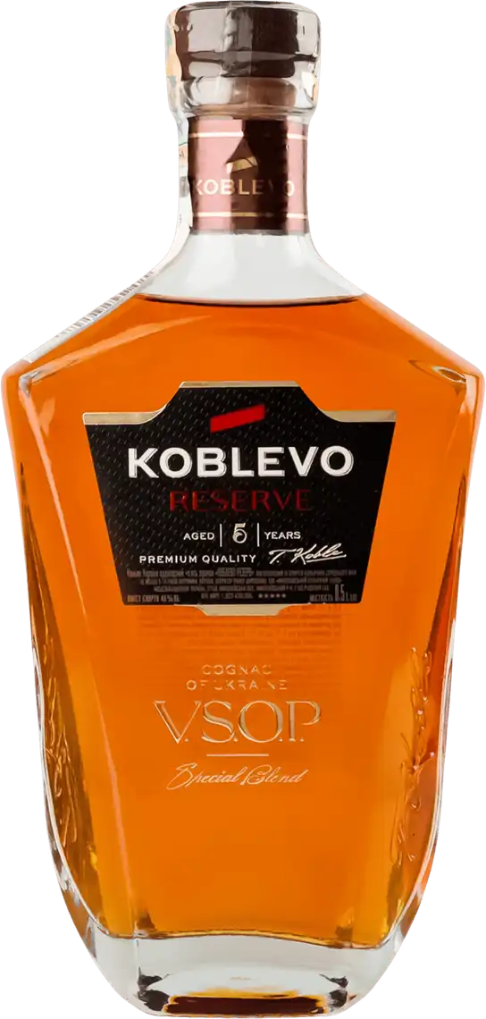 Коньяк Koblevo Reserve 5 зірок 40% 500 мл