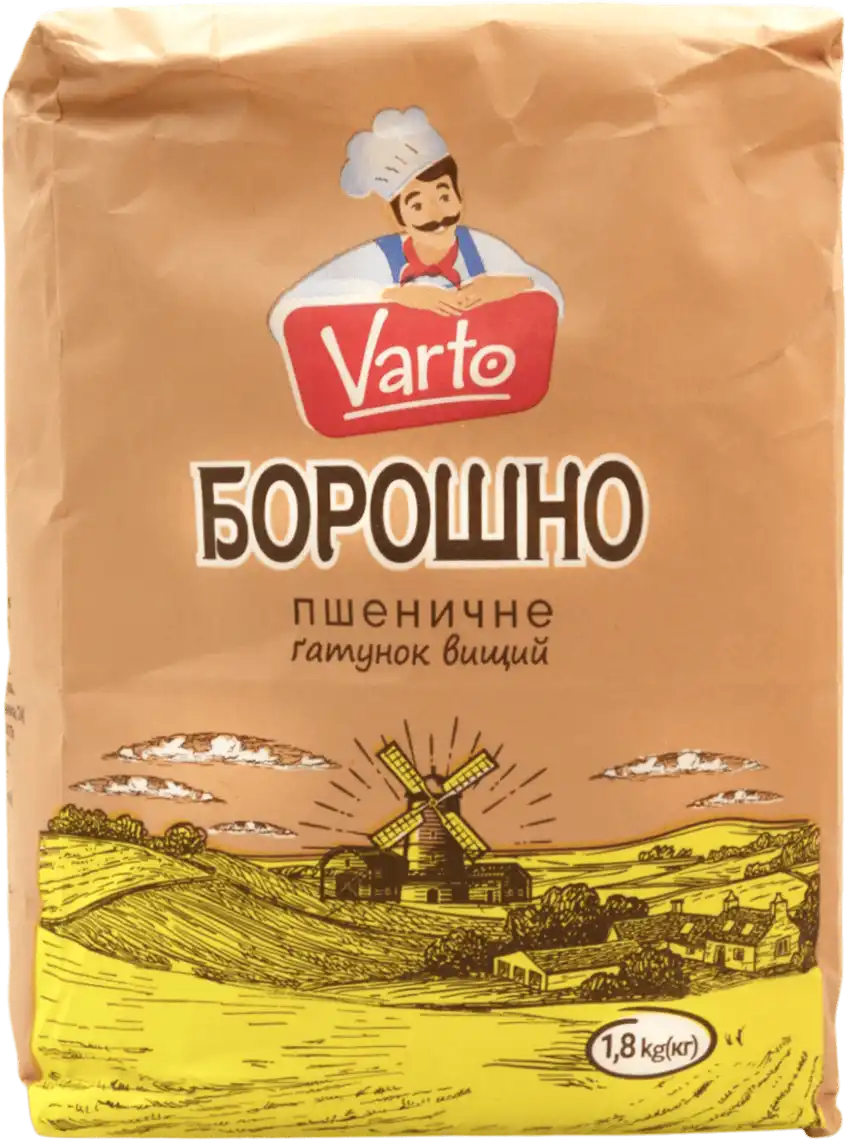 Борошно пшеничне Varto вищий гатунок 1.8 кг