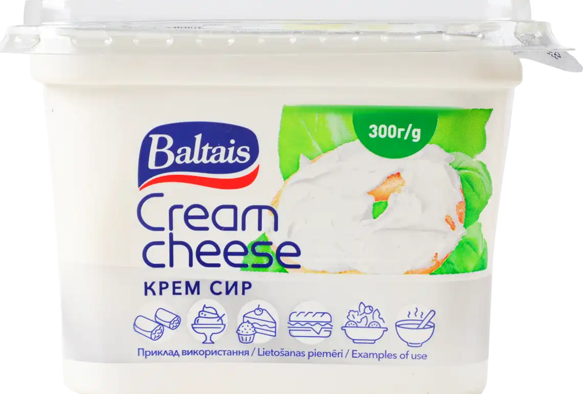 Крем-сир Baltais класичний 55% 300 г