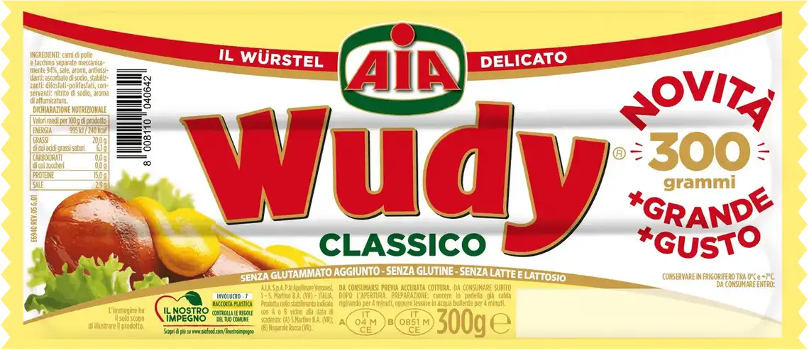 Сосиски Wudy Classico 300 г