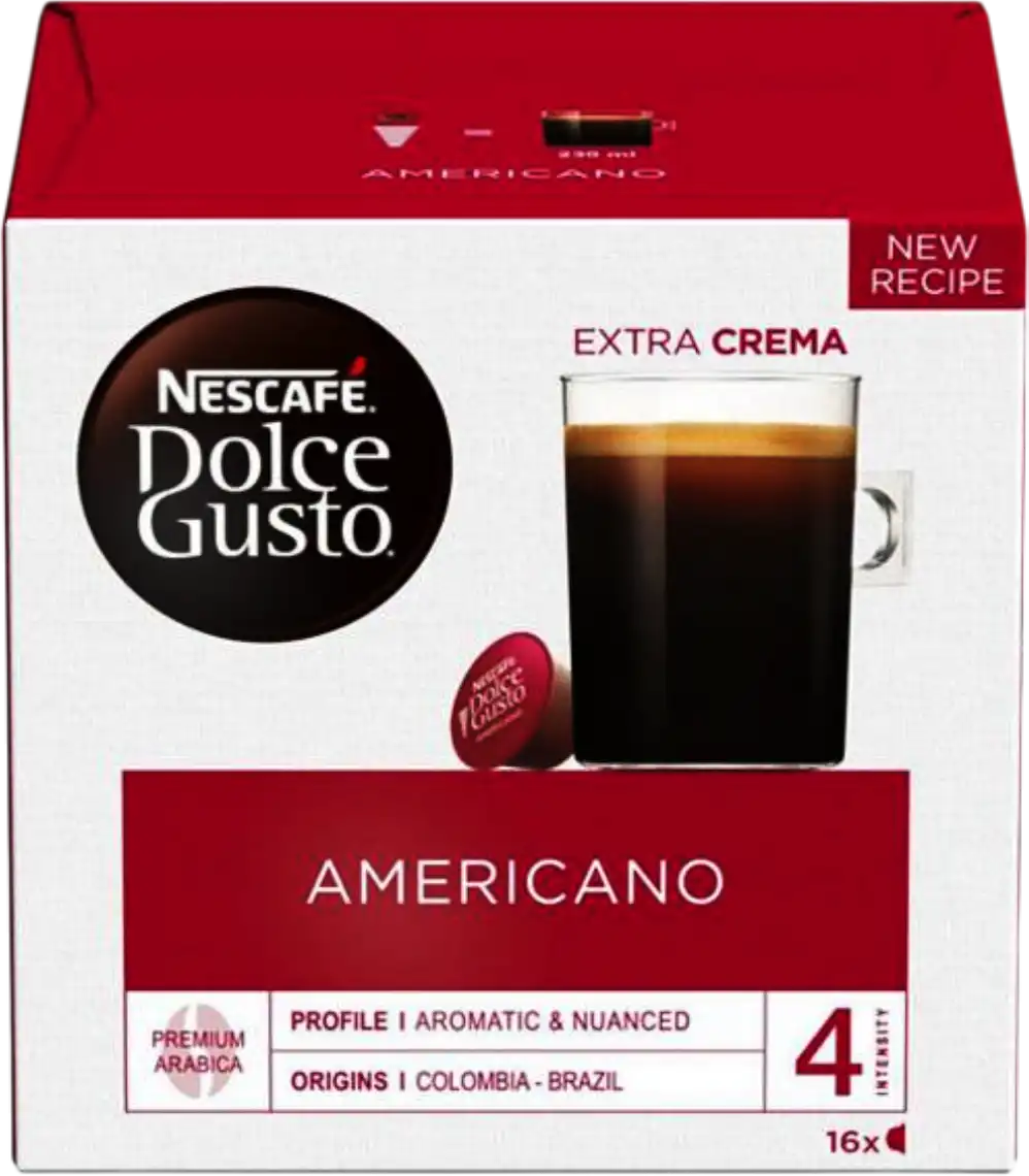 Кава мелена Nescafe Dolce Gusto Americano 16 шт х 8,5 г