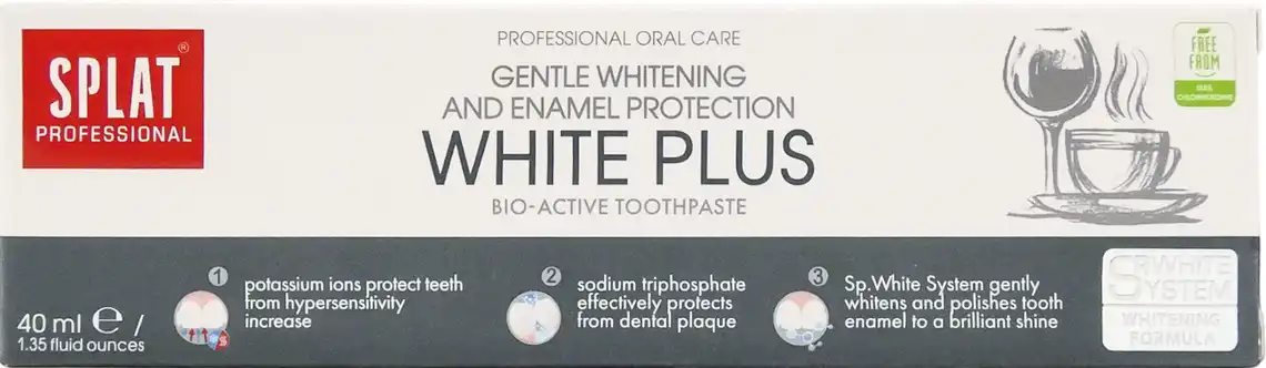 Зубна паста Splat Professional White Plus 40 мл
