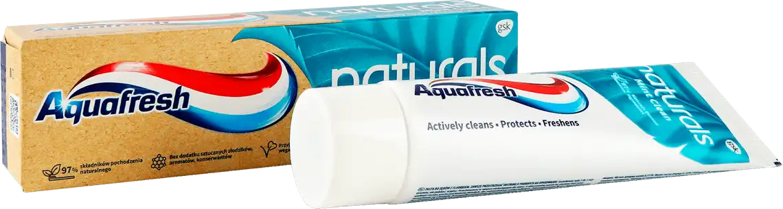 Зубна паста Aquafresh М'ята Очищення з натуральними компонентами 75 мл