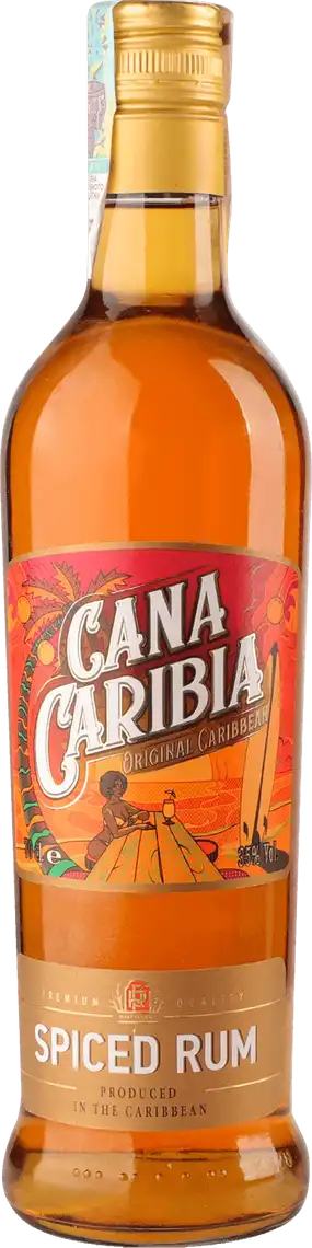 Ромовий напій Cana Caribia Spiced Gold Rum 35% 0.7 л