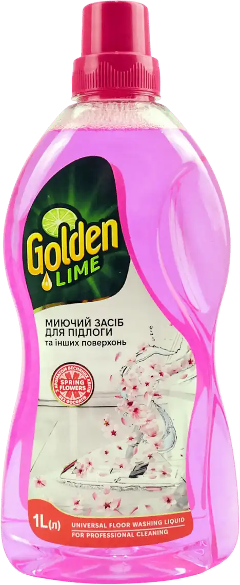 Засіб миючий універсальний PRO service Golden Lime Весняні квіти 1 л