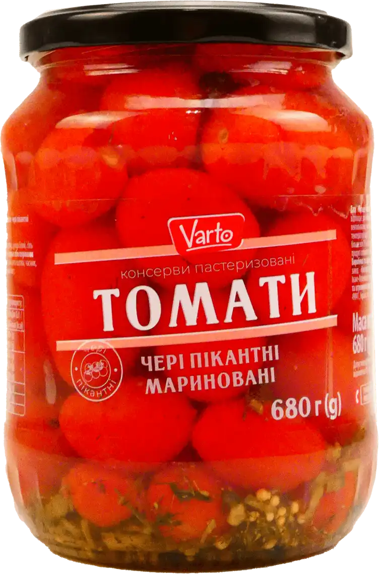 Томати Varto Чері пікантні 680 г