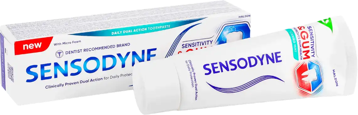 Зубна паста Sensodyne Чутливість зубів і захист ясен 75 мл