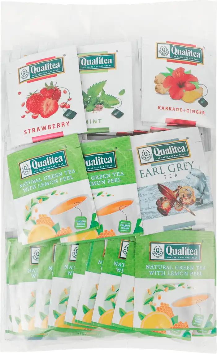 Чай Qualitea Фруктове асорті 100 шт по 2 г