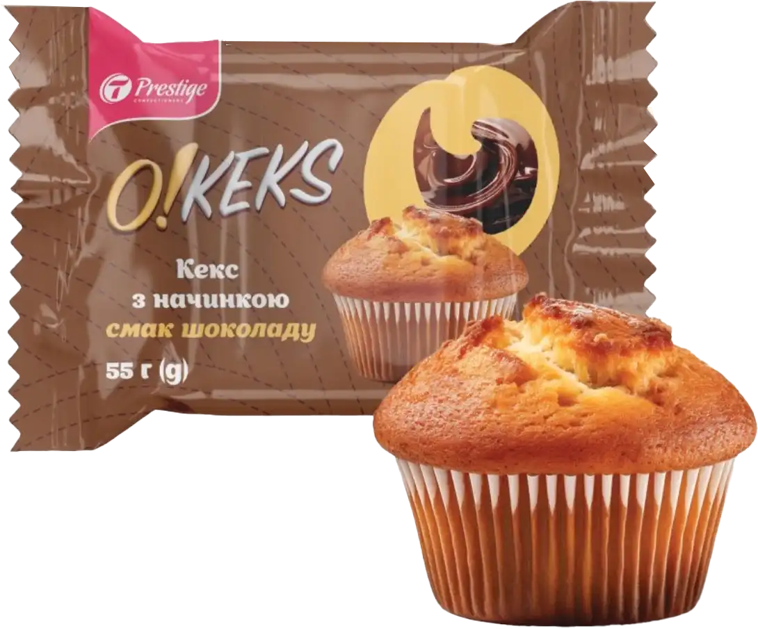 Кекс O!Keks зі смаком шоколаду 55 г