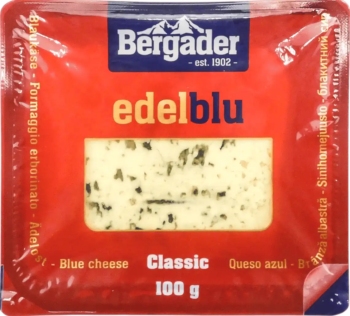 Сир Bergader Edelblue Classic 50% 100 г