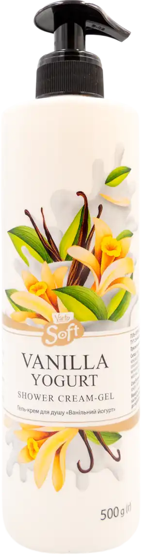 Крем-гель Varto Soft Ванільний йогурт для душу 500 г