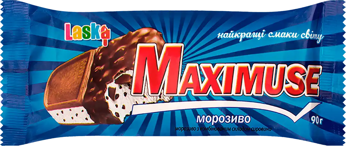Морозиво Ласка Maximus Сендвіч 90 г