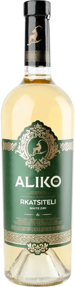 Вино Aliko C&W Rkatsiteli біле сухе 0,75 л