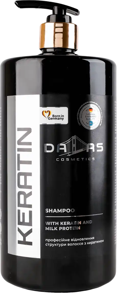 Шампунь Dalas Keratin з кератином і молочним протеїном 1 л