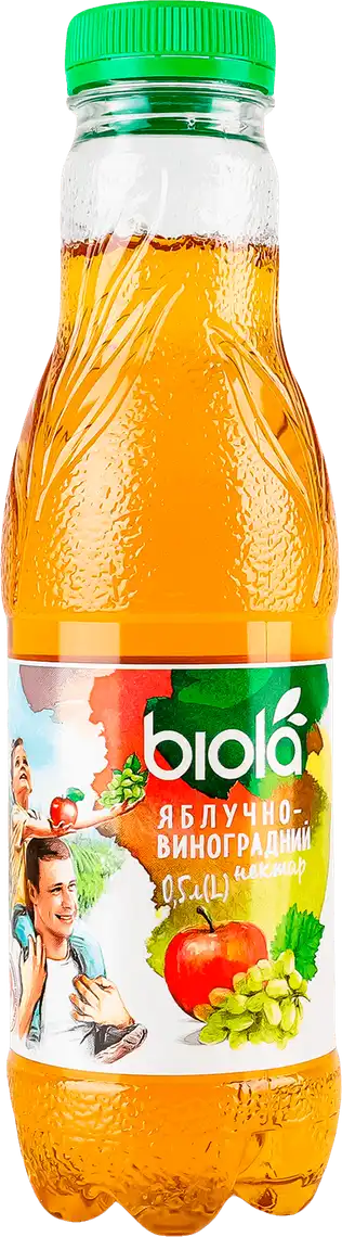Нектар Biola Яблучно-виноградний 500 мл