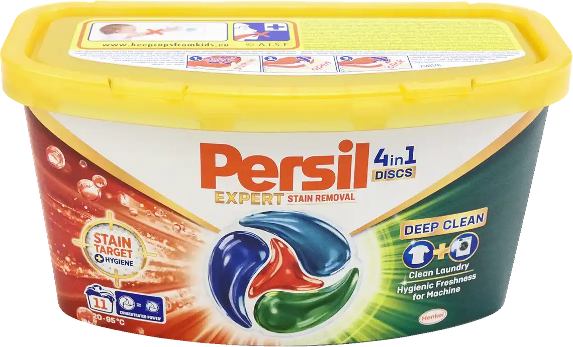 Диски для прання Persil Deep Clean Discs Expert Stain Removal 4in1 11 шт по 17 г