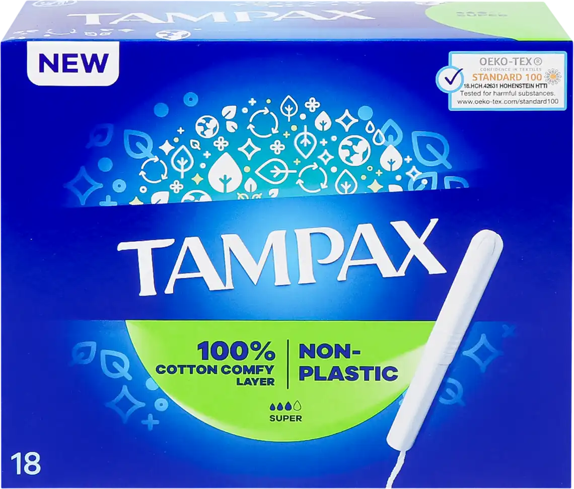 Тампони гігієнічні Tampax Super Duo з аплікатором 18 шт