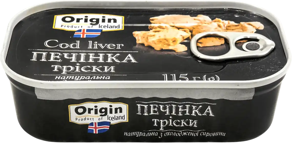 Печінка тріски Origin натуральна 115 г