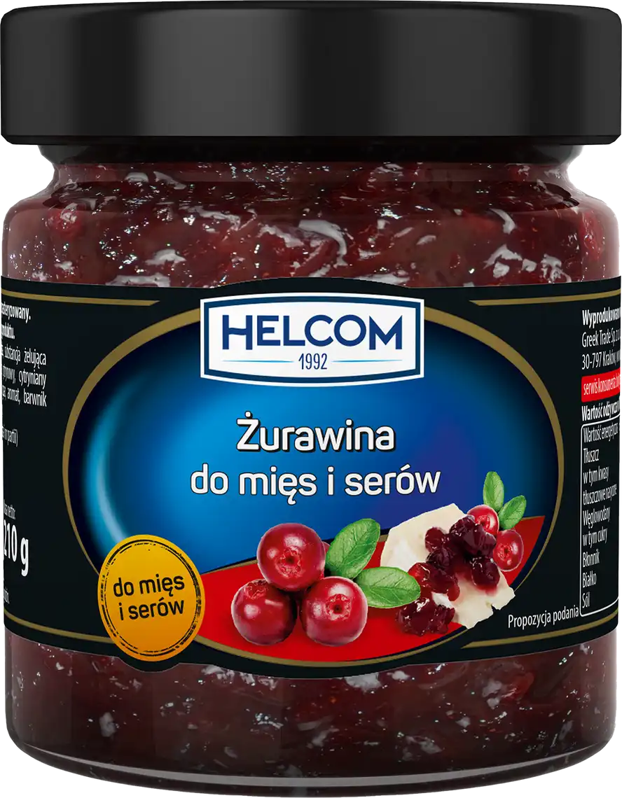 Соус Helcom журавлиновий для м'яса та сирів 210 мл