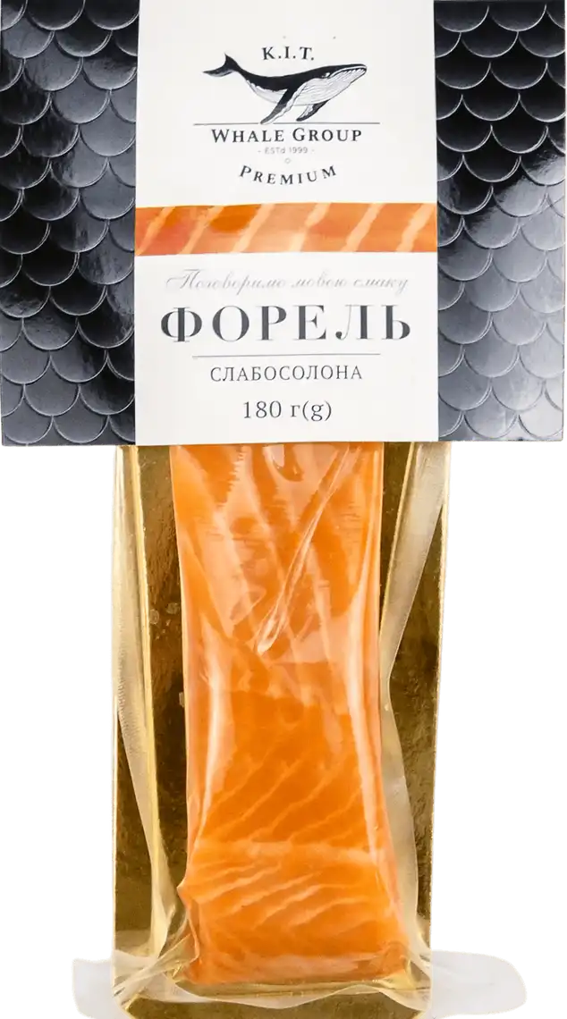 Форель КІТ філе-шматок слабосолона 180 г