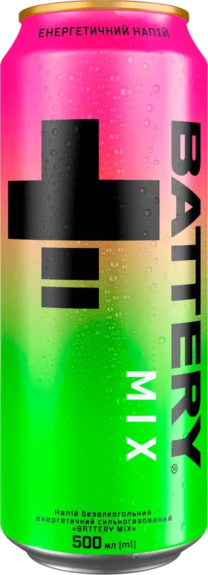 Напій енергетичний Battery MIX 0,5л