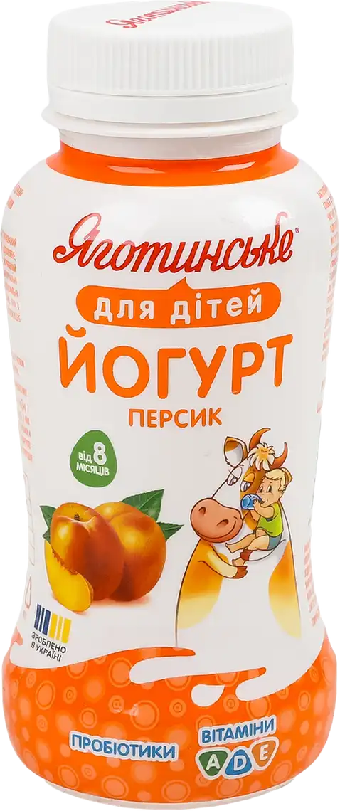Йогурт Яготинський Персик 1,5% 185 г