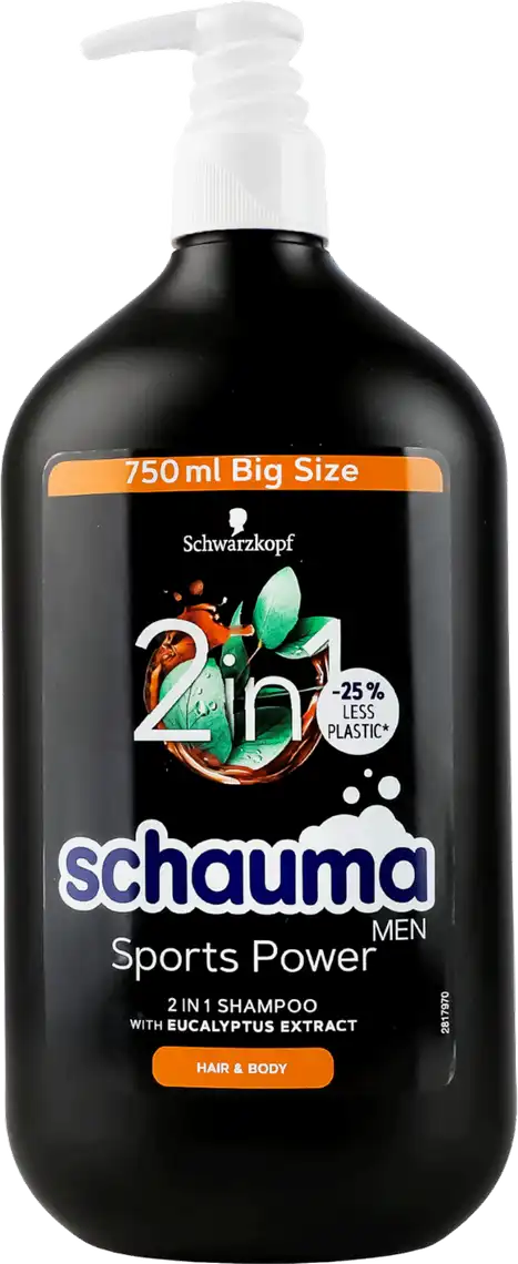 Шампунь для чоловіків Schauma Sports Power 750 мл