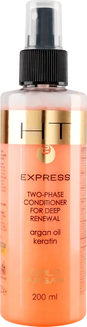 Двофазний кондиціонер для волосся Hair Trend Express Gold Argana Для глибокого оновлення 200 мл