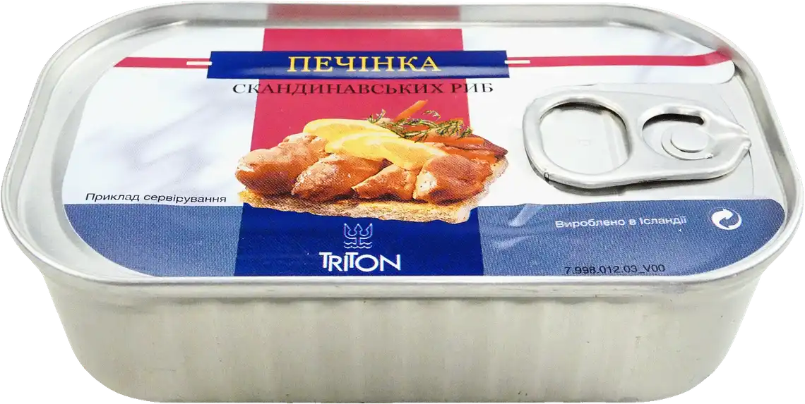 Печінка Triton скандинавських риб 115 г