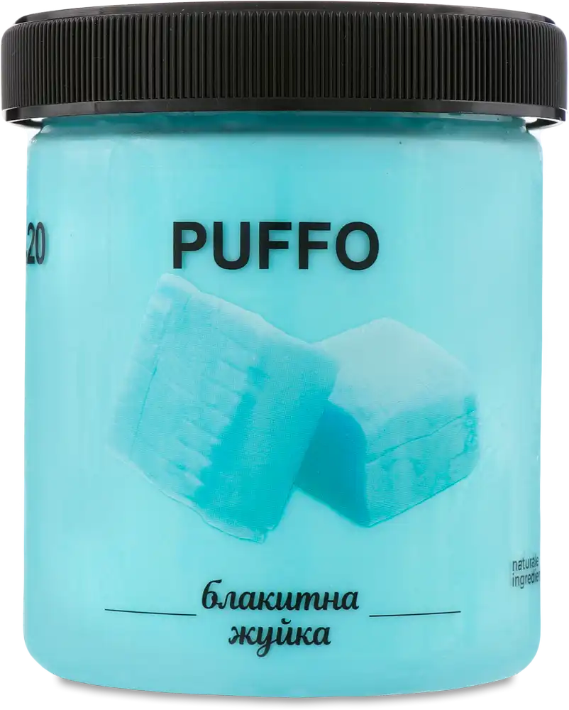 Морозиво La Gelateria Italiana Пуф крем Блакитна жуйка 330 г