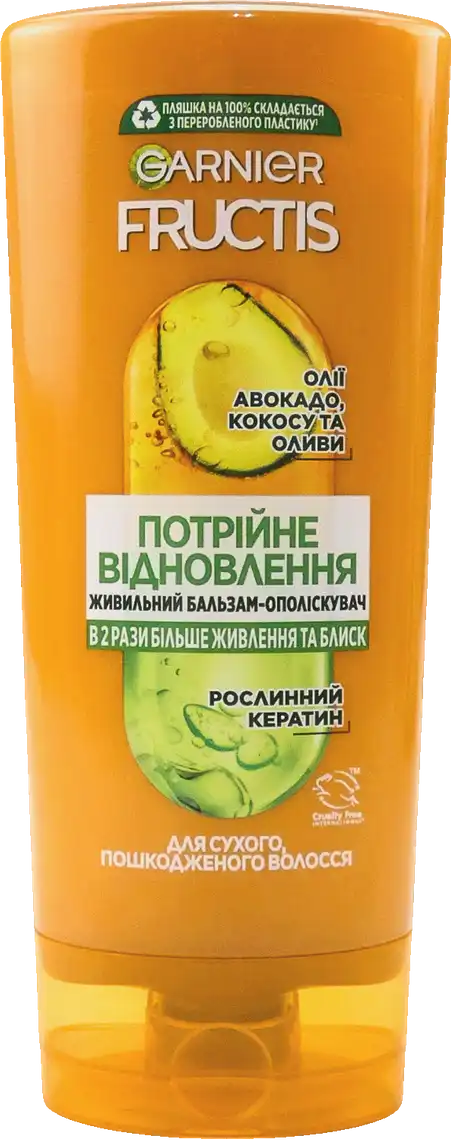 Бальзам-ополіскувач для волосся Garnier Fructis Потрійне відновлення 200 мл