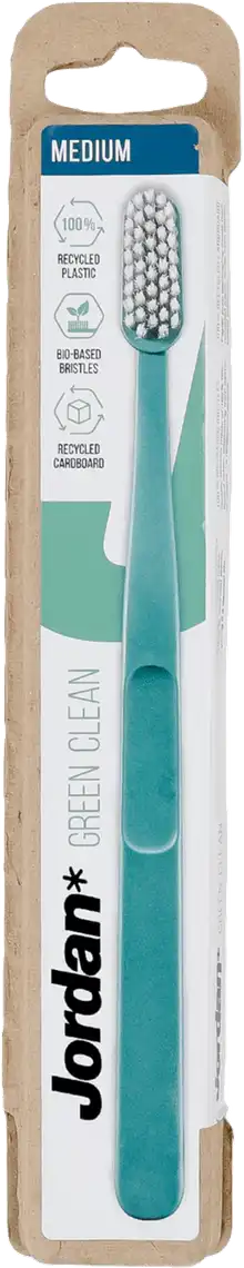 Зубна щітка Jordan Green Clean Medium Пудрово-рожева