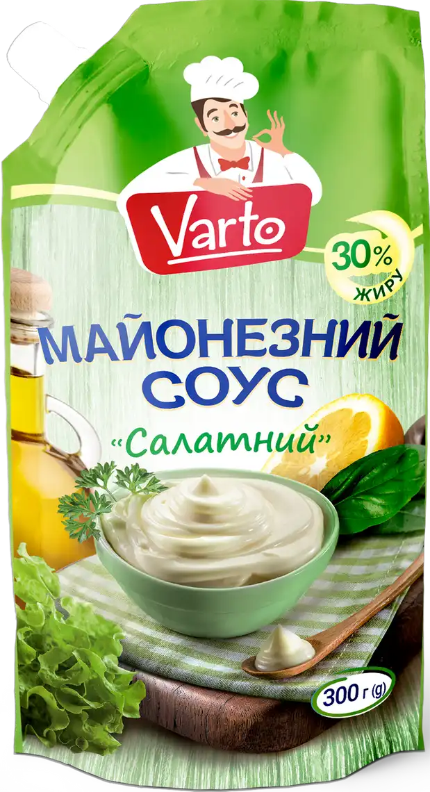 Майонезний соус Varto Салатний 30% 300 г