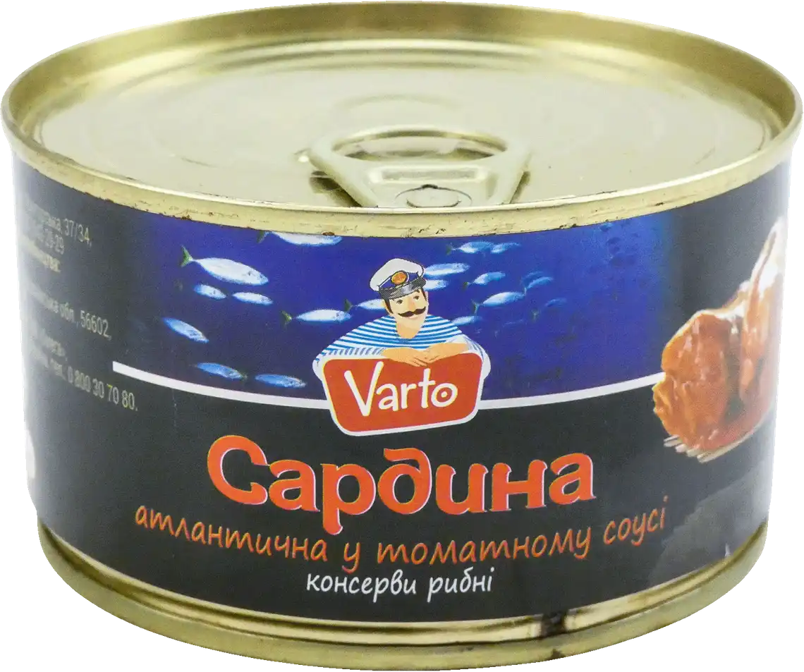 Сардина Varto в томатному соусі 240 г