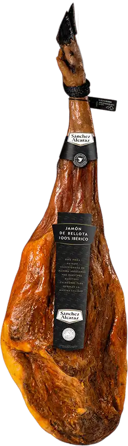 Хамон Sanchez Alcaraz De Bellota Iberico 100% чорний на кістці ваговий