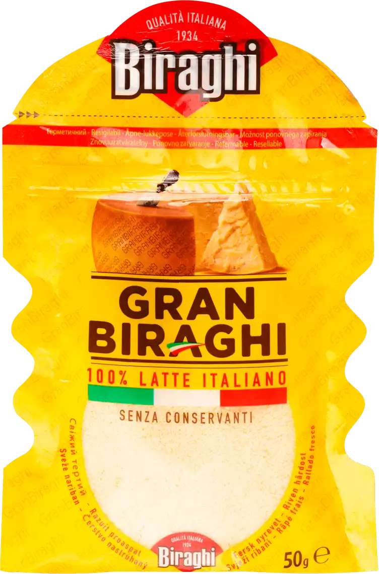 Сир Biraghi Gran Biraghi тертий 32% 50 г