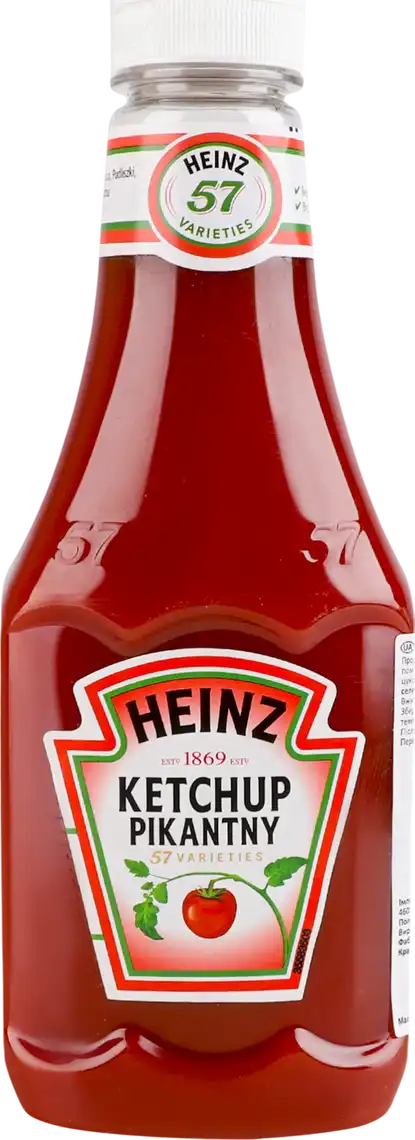 Кетчуп Heinz гострий без глютену 455 г