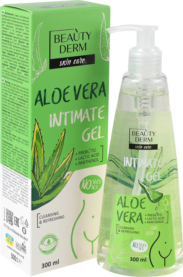 Гель для інтимної гігієни Beauty Derm Aloe Vera 300 мл